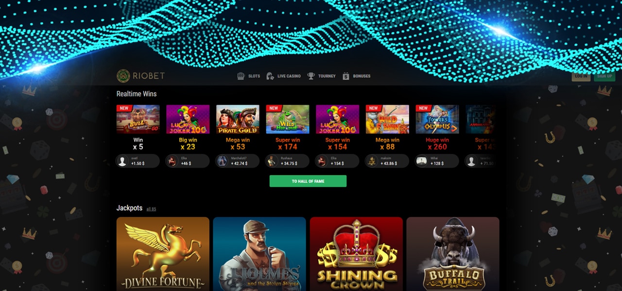 официальный вход в casino Риобет